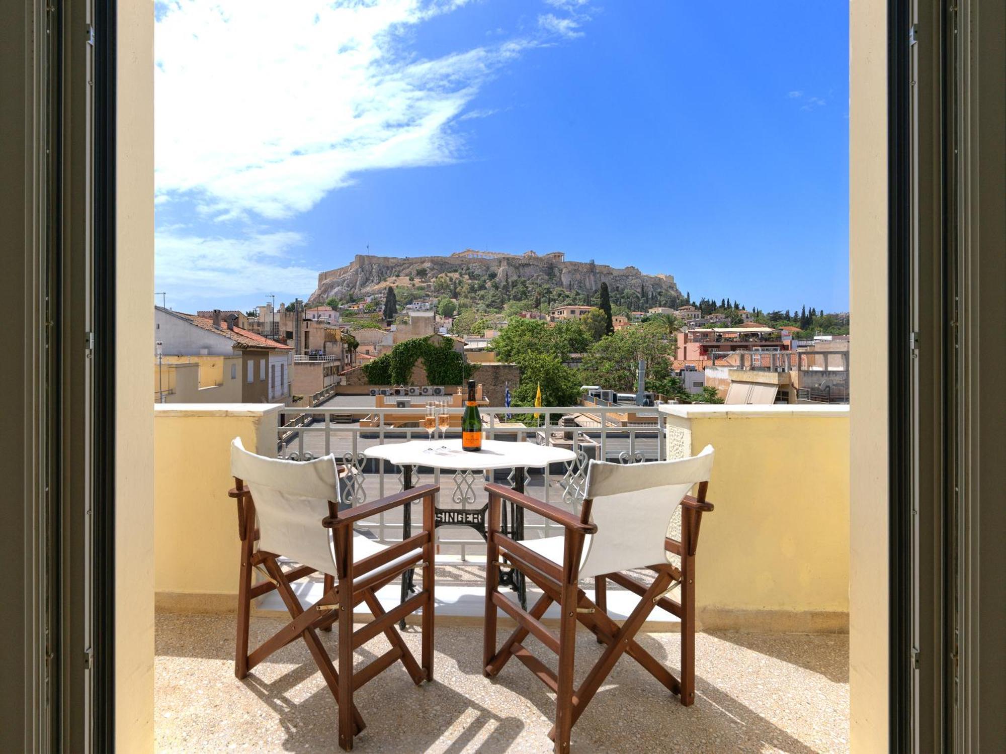 Appartamento Prestige Penthouse - Breathtaking Parthenon Views In Plaka Atene Esterno foto